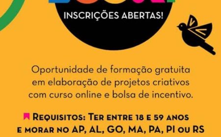 Edital ECOAR oferece formação gratuita e bolsa para projetos criativos em Goiás