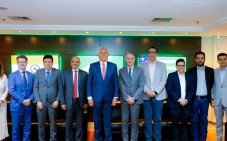 Caiado fortalece laços entre Goiás e Índia em reunião com novo embaixador