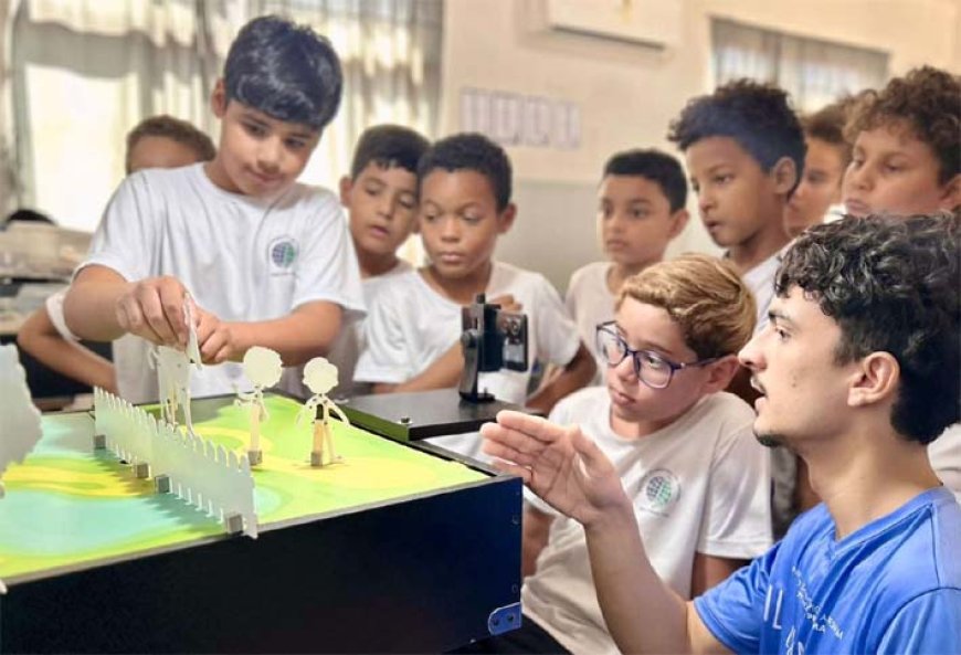 lha da Imaginação leva oficinas de leitura e animação para escolas do interior de Goiás e Minas Gerais