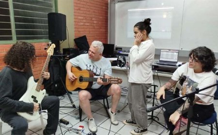 Semana da Música recebeu oficina de criação colaborativa na Escola do Futuro