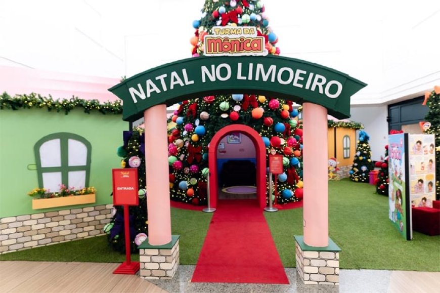 Passeio das Águas apresenta “O Natal no Limoeiro”, inspirado na Turma da Mônica