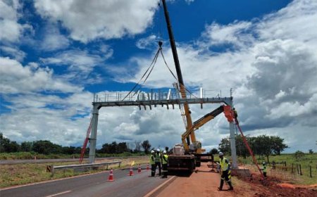 BR-060 terá duas interdições neste sábado para instalação do pedágio eletrônico