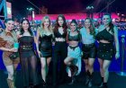 Thays Jubé prestigia show de Henrique e Juliano e mantém conexão com o público em Goiânia