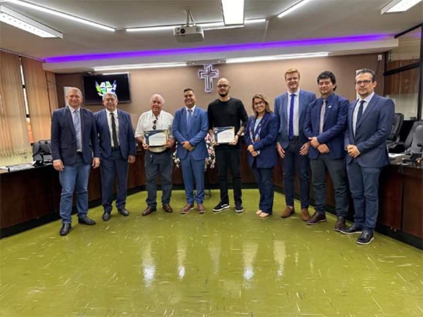 Pesquisador e instrutor do Senac é homenageado na Câmara Municipal de Jataí