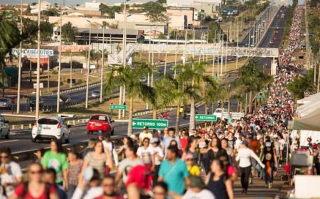 Saúde e prevenção: Hetrin orienta romeiros sobre cuidados durante a Caminhada da Fé em Trindade