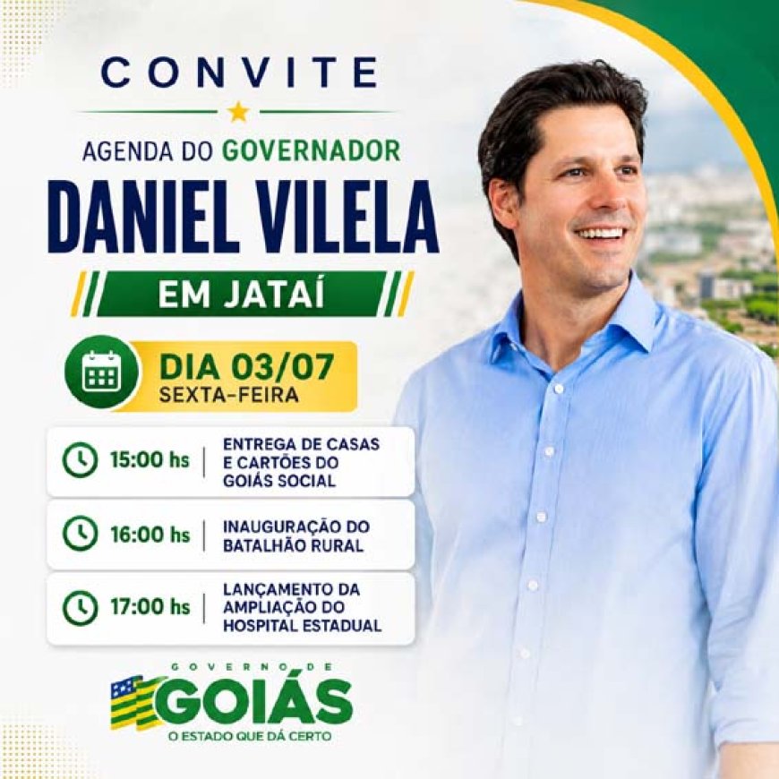 Daniel Vilela cumpre agenda em Jataí com entregas de moradias e anúncios de investimentos