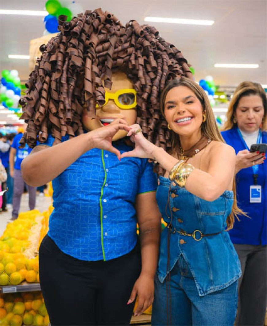 Thays Jubé é escolhida para representar chegada da rede carioca Prezunic em Goiânia